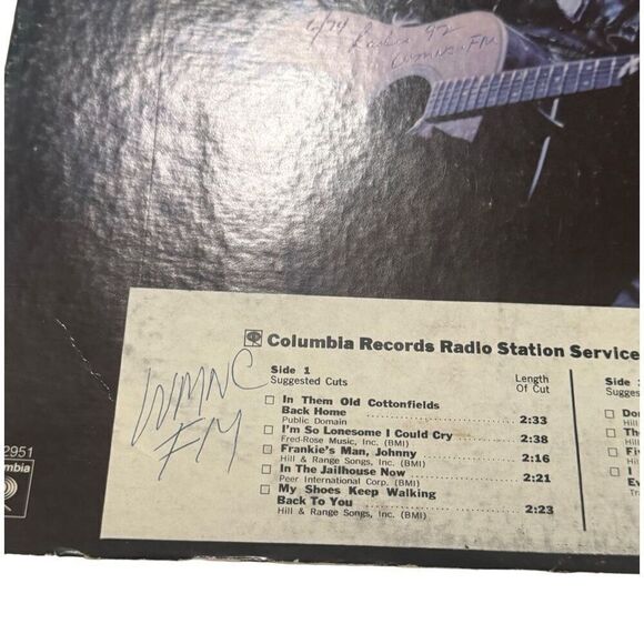 Columbia House Johnny Cash "Five Feet High And Rising - Radio station Promo 1974 - Picture 2 of 11